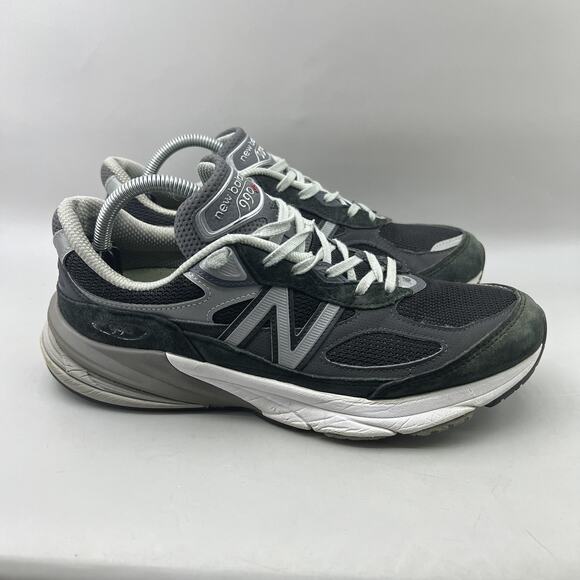 New Balance 990v6 Running Shoes Men Size 10 Black Gray Made in USA Low Sneakers - Picture 1 of 10